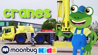 Gecko's Crane - with Subtitles | Gecko's Garage | Cartoons for Kids | Moonbug Literacy