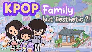 KPOP Fans Family House but Aesthetic Cute Purple Pink BTS not FREE TOCA BOCA WORLD Home Ideas