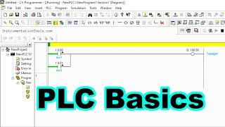 Omron PLC Programming Course - Bit Logics - Basic PLC