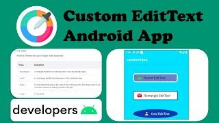 How to make android custom EditText 2022.