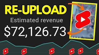 How to Make Money on YouTube Without Making Videos - $1,618 Days Re-Uploading Shorts (WITH PROOF)