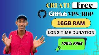 Lifetime RDP Server Using GitHub | Free Tutorial