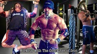 Intense back workout with The Godfather of Iron  