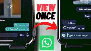 How to Send Disappearing Photos and Videos in WhatsApp | WhatsApp View Once Feature