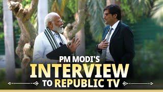 Live: PM Modi's interview to Republic TV