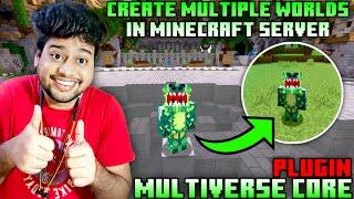 Multiverse Core Minecraft Plugin Tutorial | How To Create Multiple Worlds On Your Minecraft Server