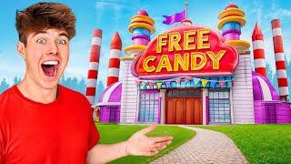 I Opened a FREE Candy Store!