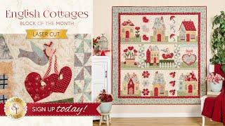 Introducing: English Cottages BOM with Shabby Fabrics