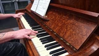 Disney's When You Wish Upon a Star on a Francke Upright Piano in Wonderful Burr Walnut Cabinetry