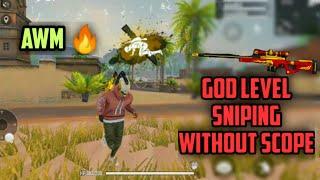 God Level Sniping With AWM  Without Scope - SMG GAMING