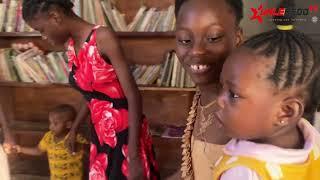 Kunle Afod visit hope Alive Orphanage Home to play with the children
