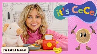 Baby & Toddler Learning Videos I A Healthy Breakfast with Piggy I Learn To Talk with It's CeCe!