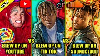 SONGS THAT BLEW UP ON YOUTUBE VS SONGS THAT BLEW UP ON TIK TOK VS SONGS THAT BLEW UP ON SOUNDCLOUD