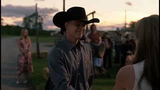 Heartland 1810 Amy, Caleb (and Ashley); Amy looking at her family