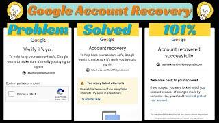 How to recover gmail password without recovery email and phone number