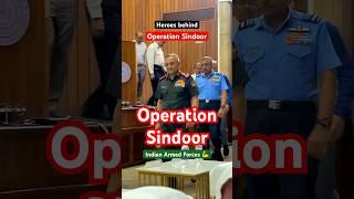 Heroes behind Operation Sindoor ️#indianarmedforces #indiannavy #indianarmy #nda #indianmilitary