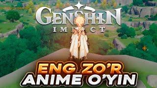 ENG ZO'R ANIME O'YIN | GENSHIN IMPACT #1 | UZBEKCHA LETSPLAY