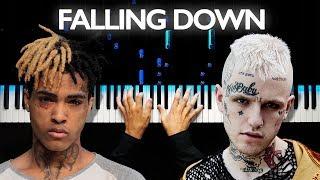 Lil Peep & XXXTENTACION - Falling Down | Piano Tutorial | Sheets