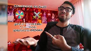 ¡COMANDOS PERSONALIZADOS! Ruleta, duelo y comandos con sonido ll Guía del Pequeño Streamer