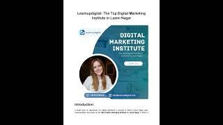 LearnUpDigital: The Best Digital Marketing Institute in Laxmi Nagar