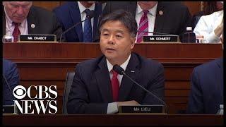 Rep. Ted Lieu asks Mueller about not recommending charges against Trump