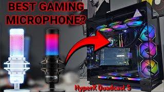 HYPERX QUADCAST S - THE BEST GAMING MICROPHONE?! UNBOXING + REVIEW!