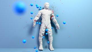 Molecular ragdolls 4 (simulations)