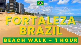  BEACH WALK FORTALEZA, BRAZIL 2023 (Mercado do Peixes to Beira Mar) | 4K Walking Tour