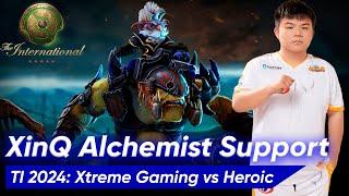  XinQ ALCHEMIST SOFT SUPPORT | Dota 2 TI 2024 Gameplay