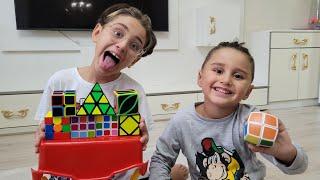 EFE İLE EN UCUZ RUBİKÜP İLE EN PAHALI RUBİKÜP FARKINA BAKTIK. Rubik's Cubes From 1$ to 100$