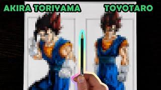 Drawing Vegito in 2 Styles | Akira Toriyama and Toyotaro