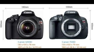 Canon 1200D vs Canon 700D