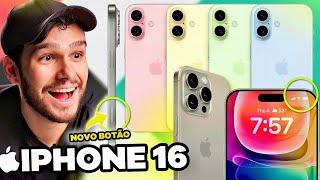 TUDO SOBRE O NOVO IPHONE 16, VAZOU MUITA COISA