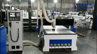 TECHPROCNC CNC Rouer TPM1325 test video before delivery