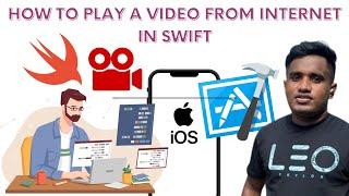 How to play a video from the internet in Swift Xcode iOS application - Programming Tutorial