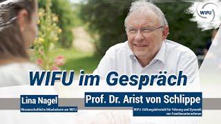 WIFU im Gespräch mit Prof. Dr. Arist von Schlippe und Lina Nagel