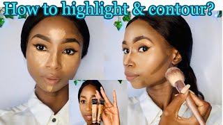 How to highlight & contour? Beginner friendly | Londy Dlomo