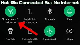 How To Fix Infinix Hot 10s Wifi Problem, Issue, Bug | Connected But No Internet Fixed!