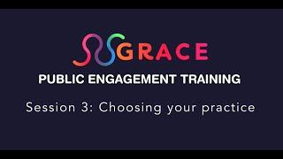 Public Engagement training 3 - Public Engagement in practice