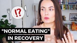 Recovery eating is NOT the same as normal eating! / Eating Disorder Recovery