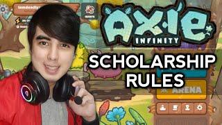 Axie Infinity Scholarship Rules