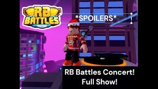 RB BATTLES CONCERT | Full Show + Live Event | Roblox