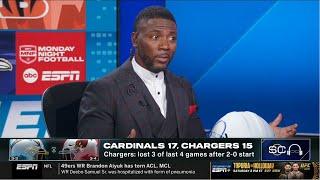 Ryan Clark reacts to Kyle Murray outplays Justin Herbert as Cardinals beat Chargers 17-15 on late FG