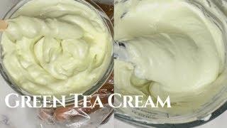 DIY Green Tea Face & Body Cream For Glowing Skin