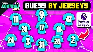 GUESS THE FOOTBALL TEAM BY PLAYERS’ JERSEY NUMBERS | QUIZ FOOTBALL TRIVIA 2024