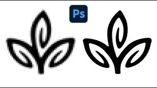 Convert a Low Resolution Logo into a High Res Vector Graphic in Photoshop