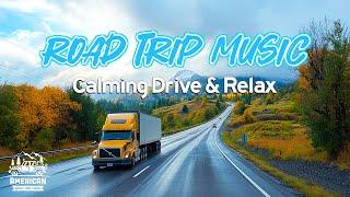 American Road Trip Instrumental Relaxing Music, Guitar Romantic Songs for Calm Driving & Relaxation