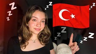 Türkçe ASMR | Whispering Trigger Words for Sleep in Turkish!  (Seni fısıltıyla uyutuyorum)