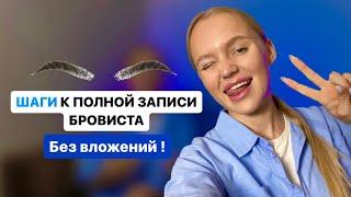 ШАГИ К ПОЛНОЙ ЗАПИСИ БРОВИСТА | без вложений