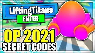 (2021) ALL *NEW* SECRET OP CODES! Lifting Titans Roblox